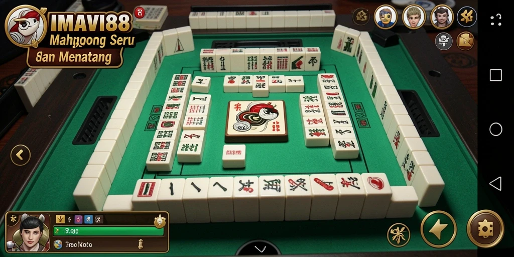 Gameplay Mahjong di AMAVI88 yang seru dan menantang.