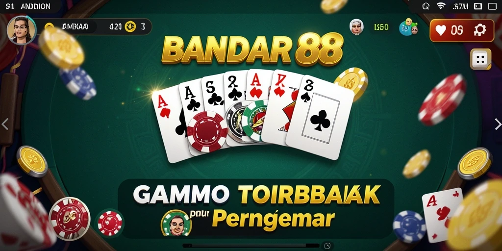 Screenshot gameplay BANDAR88 yang menampilkan keseruan bermain domino.