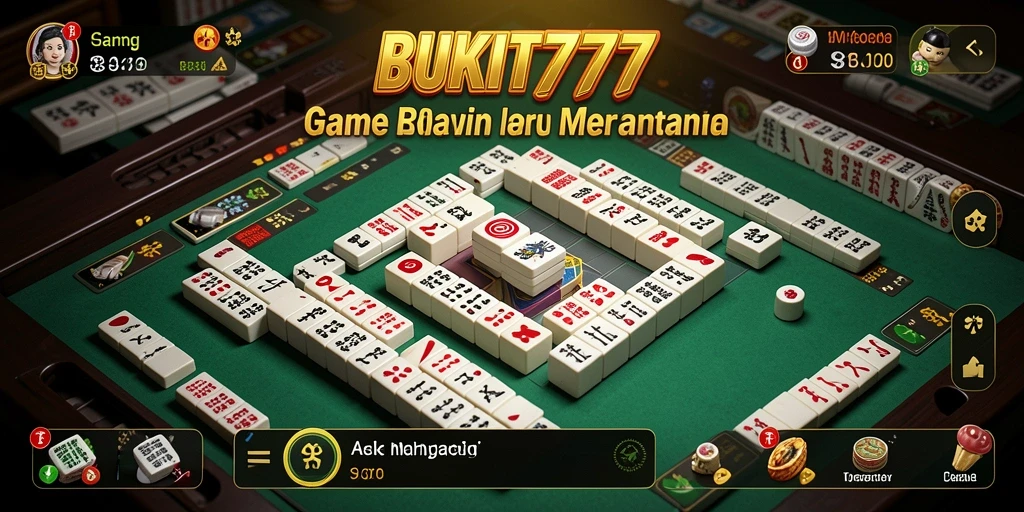 Gameplay seru Mahjong dalam BUKIT777 dengan grafis menarik.