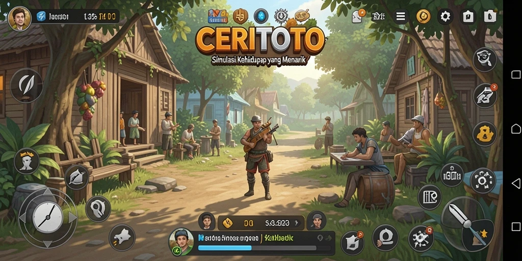 Tampilkan gameplay CERITOTO yang menarik dan interaktif.