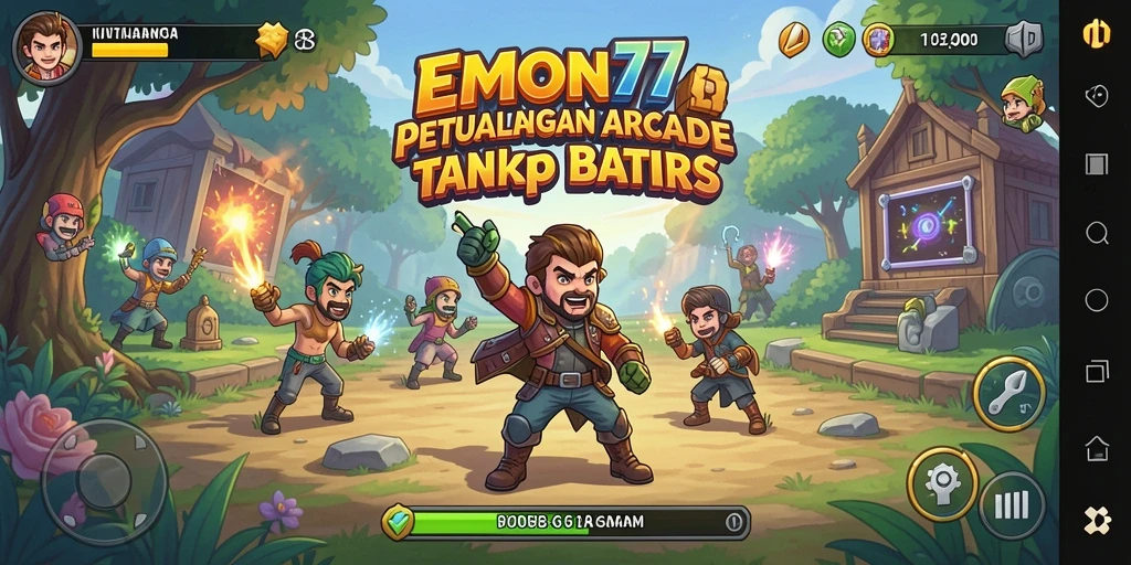Tampilan seru dari gameplay EMON77 yang penuh aksi dan tantangan.