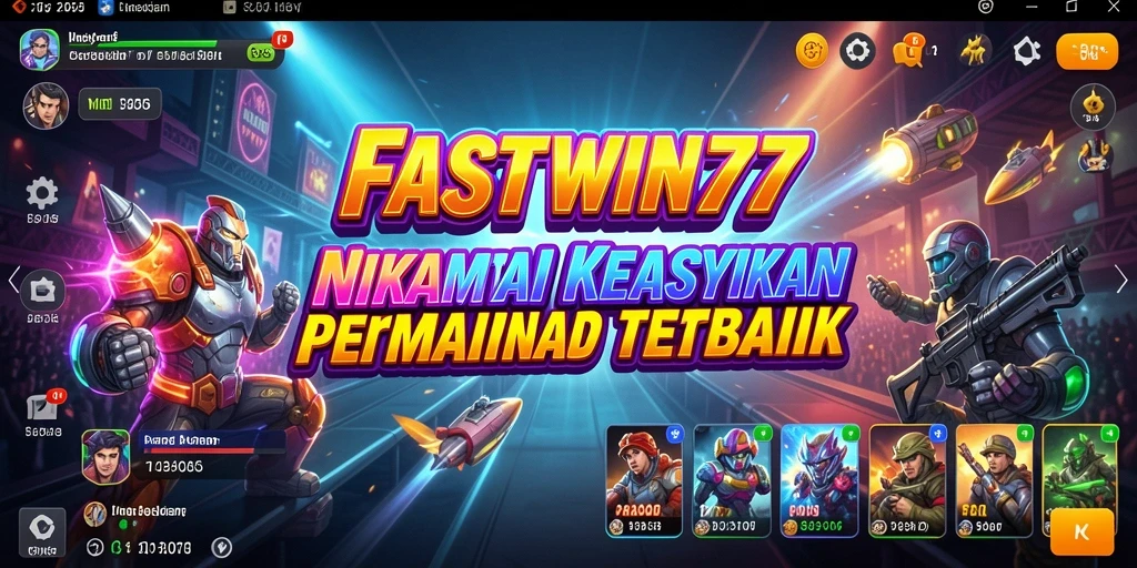 Screenshot menunjukkan aksi seru dalam permainan Arcade FASTWIN77.