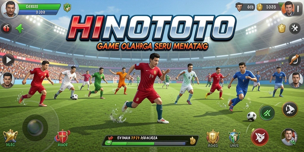 Tampilan gameplay menegangkan dan seru di HINOTOTO.