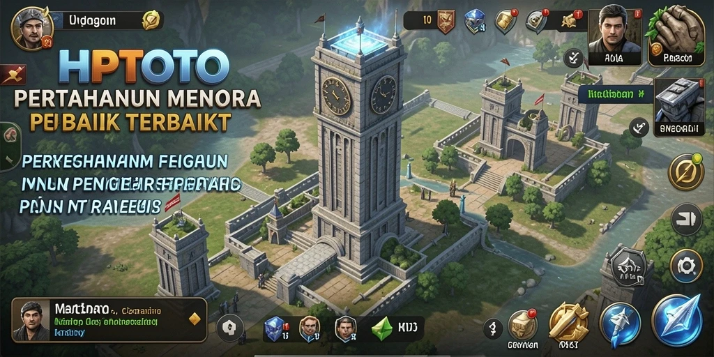 Tampilan gameplay HPTOTO yang mendebarkan dalam Tower Defense.