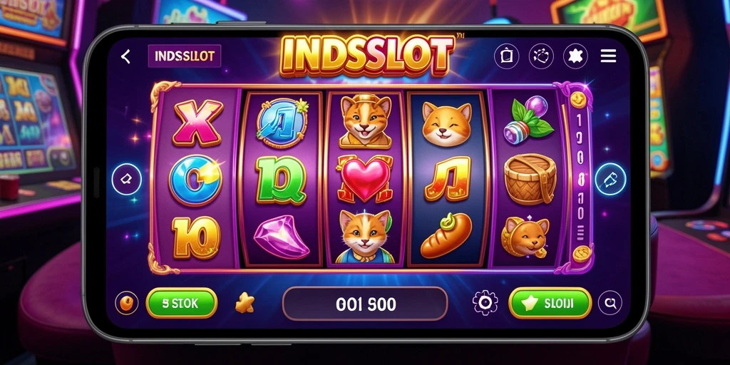Tampilan gameplay menarik dari INDSLOT yang menghadirkan pengalaman slot yang seru.