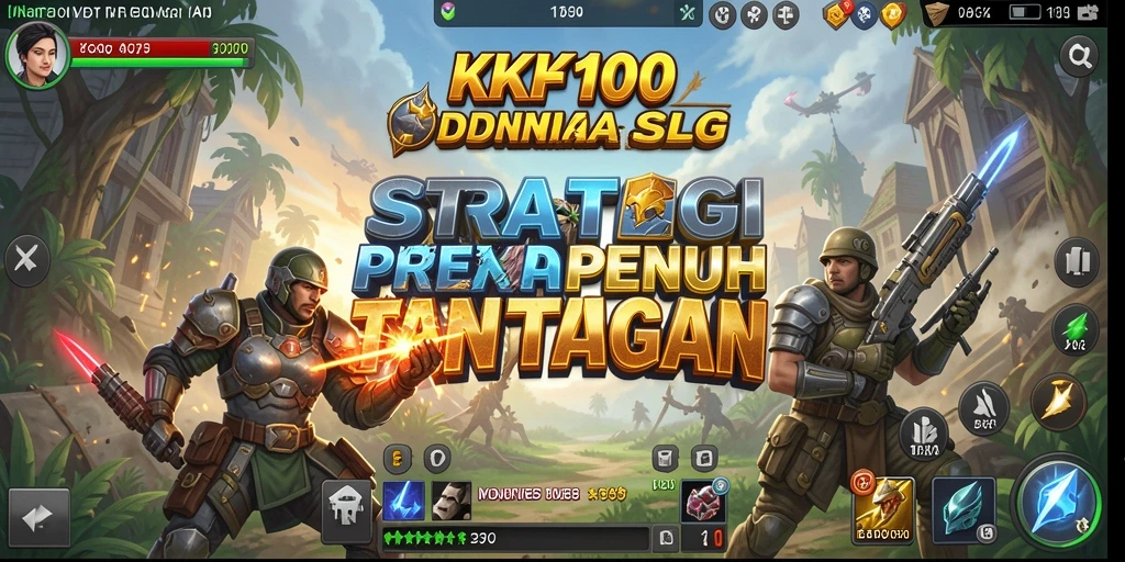 Screenshot menunjukkan gameplay intens dalam KPK100.
