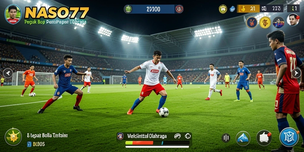Gameplay dinamis dan realistis dalam NGASO77.