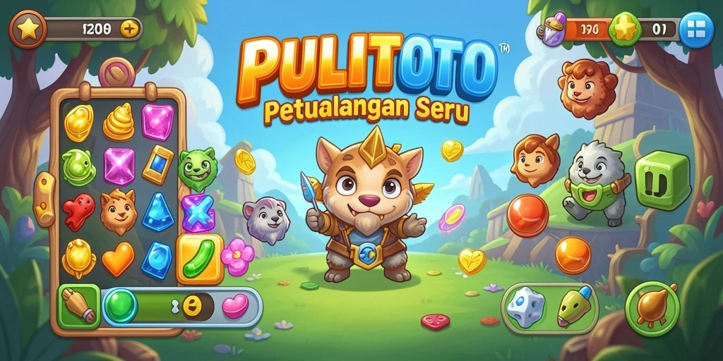 Tampilkan gameplay seru dan warna-warni dalam PULITOTO.