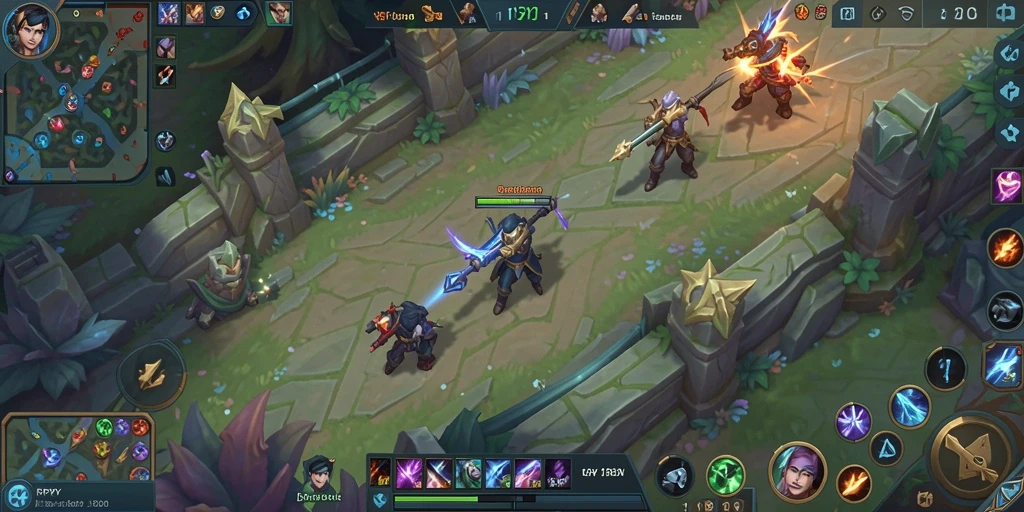 TampilanGameplay RPYYY yang seru dan penuh aksi.
