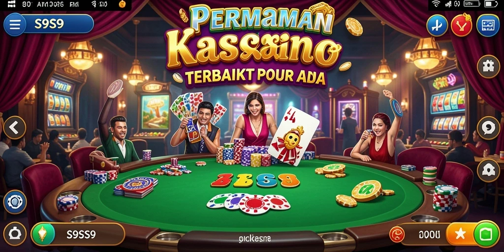 Gameplay menarik S9S9 dengan desain kasino yang memukau.