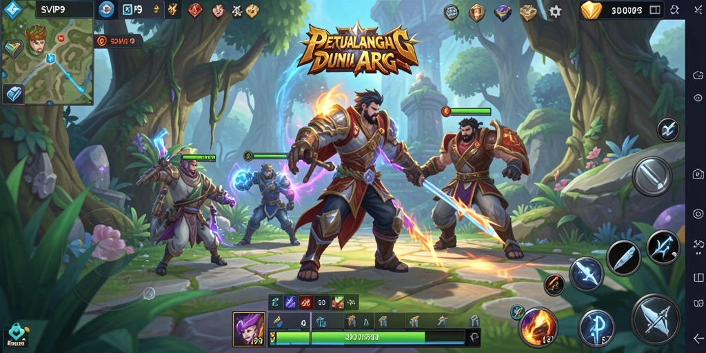 Gameplay dinamis di SVIP9 dengan aksi petualangan seru.