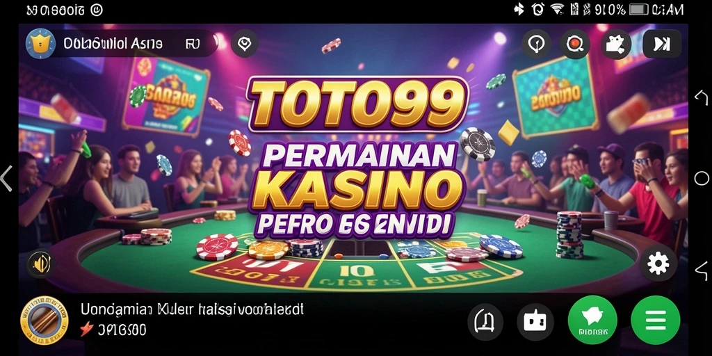 Tampilan gameplay kasino yang menarik dan interaktif.