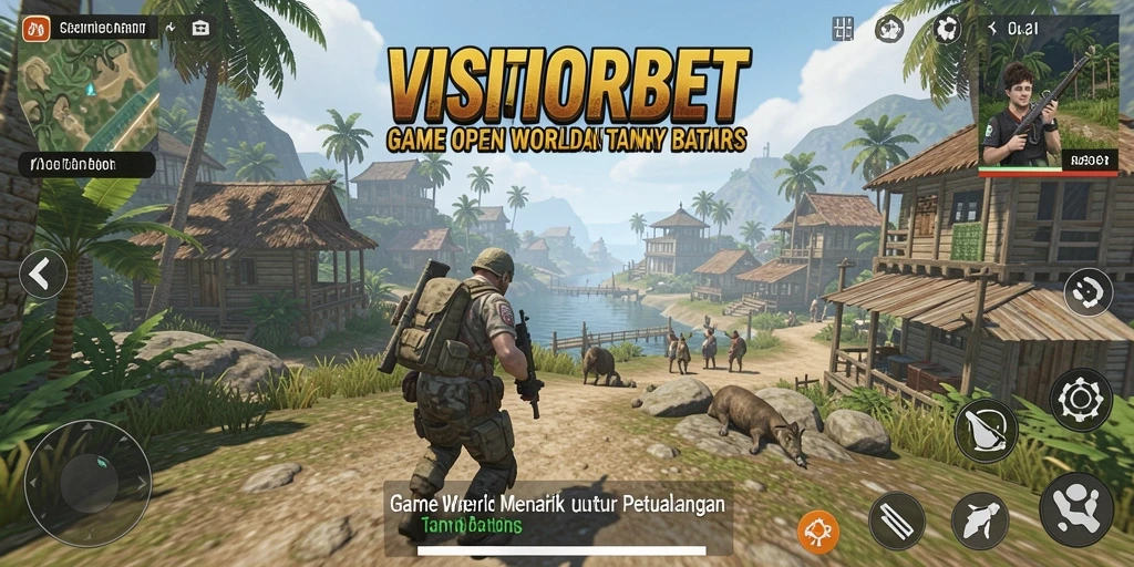 Screenshot gameplay Open World VISITORBET yang memukau dan interaktif.